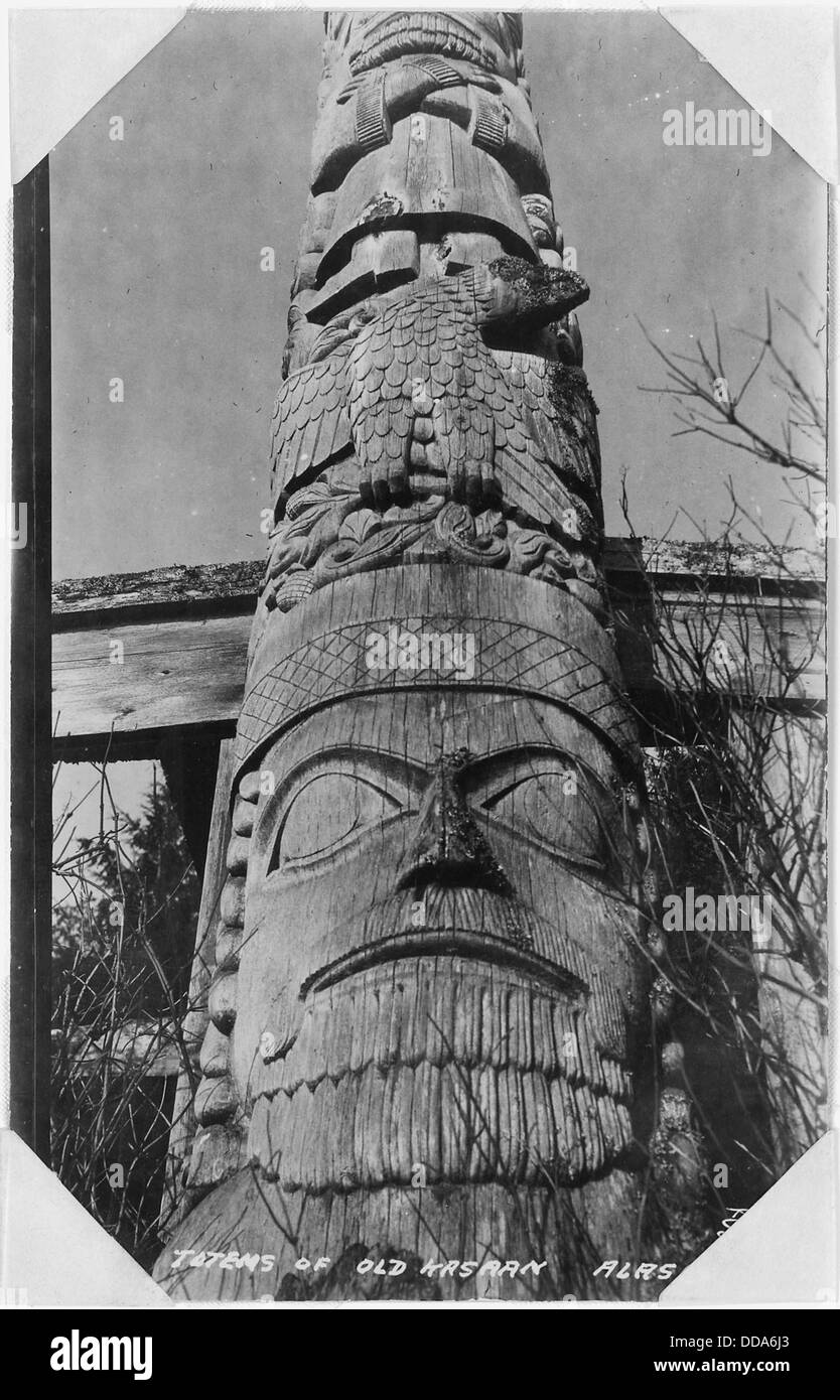 The totem poles of Old Kasaan in Alaska are rich in cultural ...