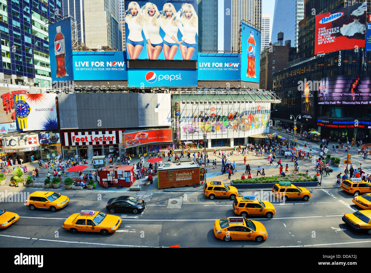 Times Square in New York Stock Photo