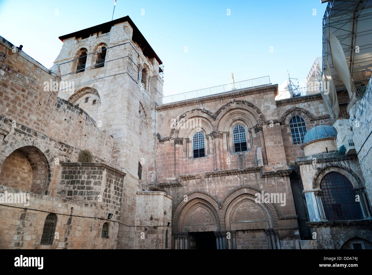 Israeli Church Church of the Holy Sepulchre in Old city of Jerusalem, Israel Stock ...