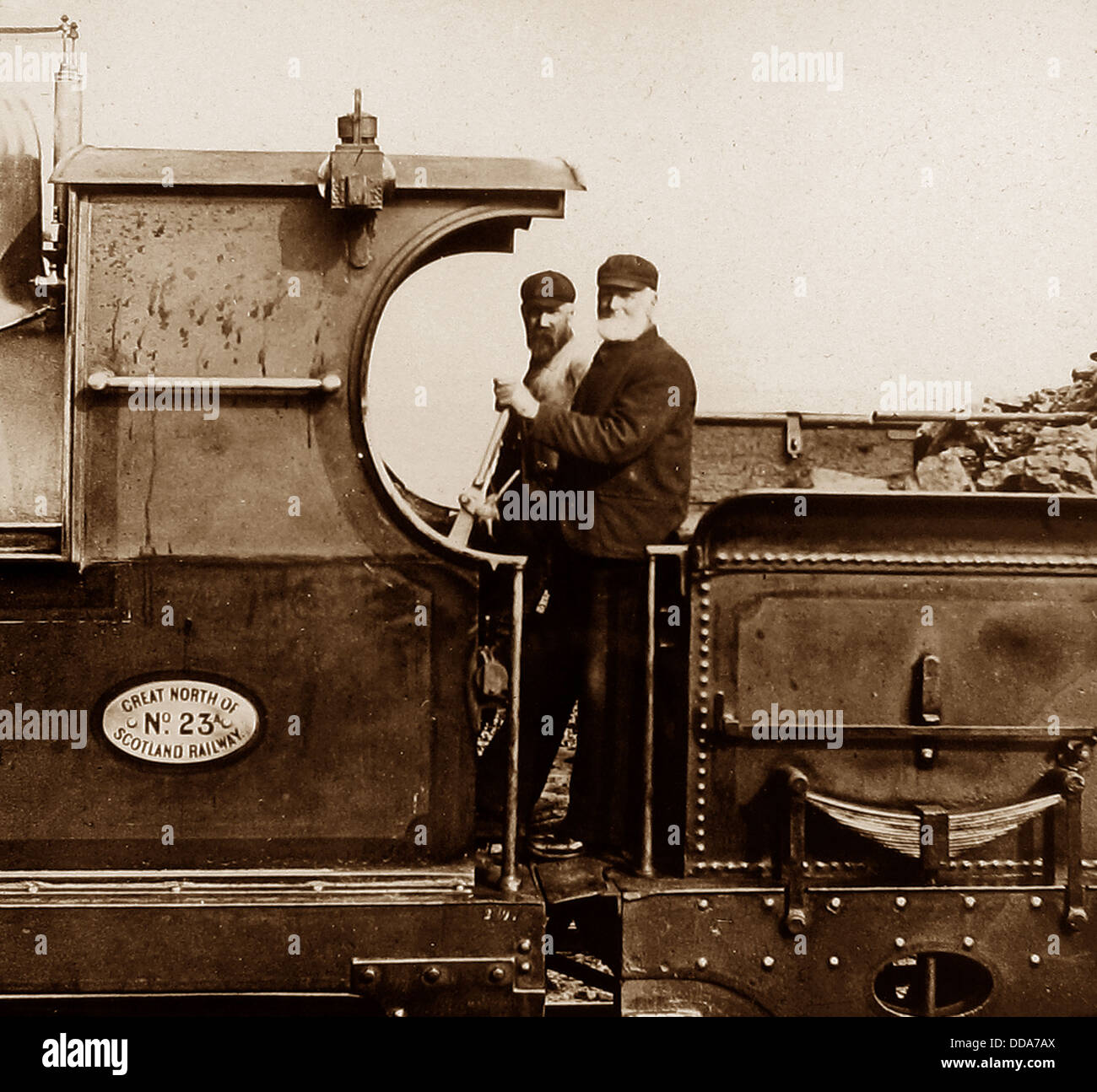 Great North of Scotland Railway Victorian period Stock Photo
