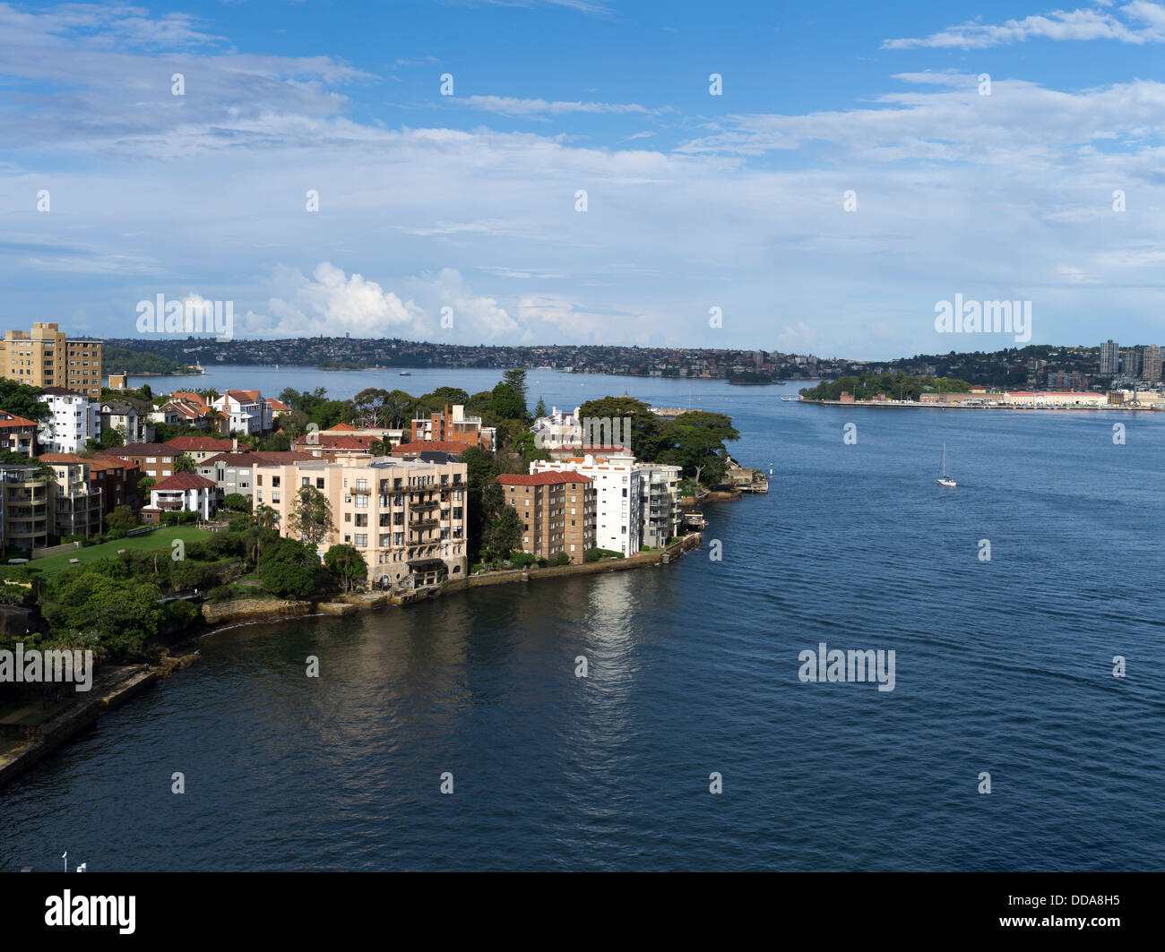 dh North Sydney SYDNEY AUSTRALIA Waterfront house apartment flats Stock