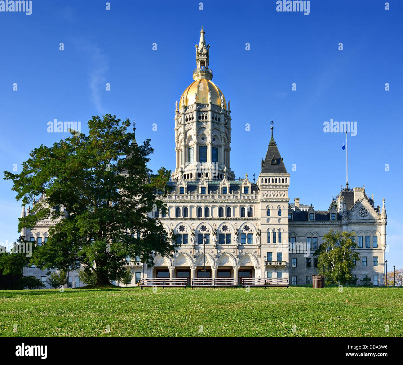 Connecticut State Capitol in Hartford, Connecticut. Stock Photo