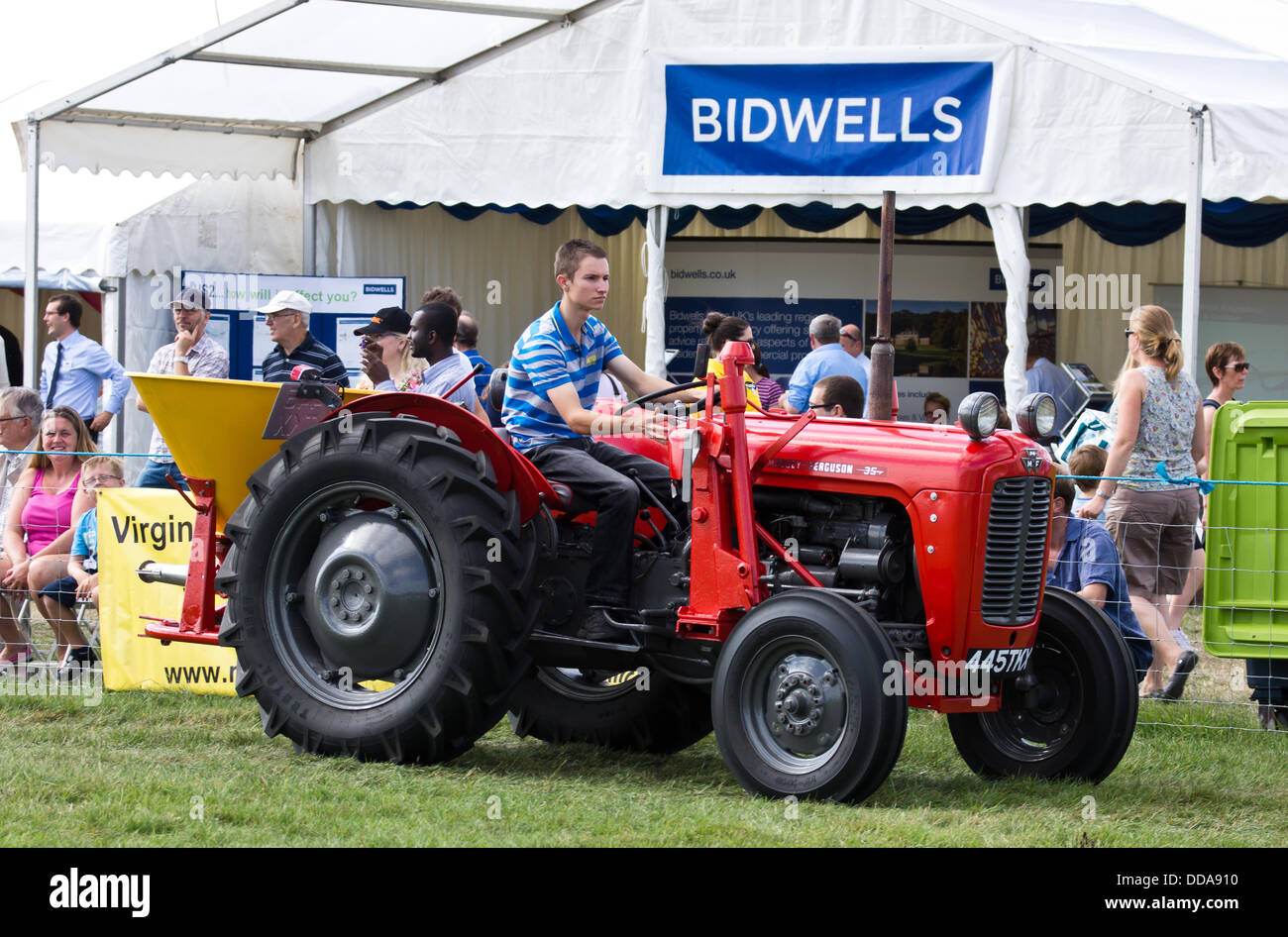 Weedon, Buckinghamshire, UK. Bucks County Show. Vintage tractor's