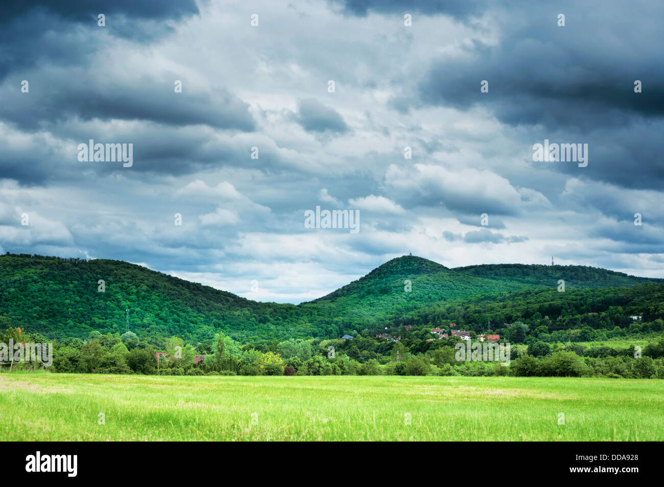 Budai hills landscape near Budapest Hungary Stock Photo - Alamy