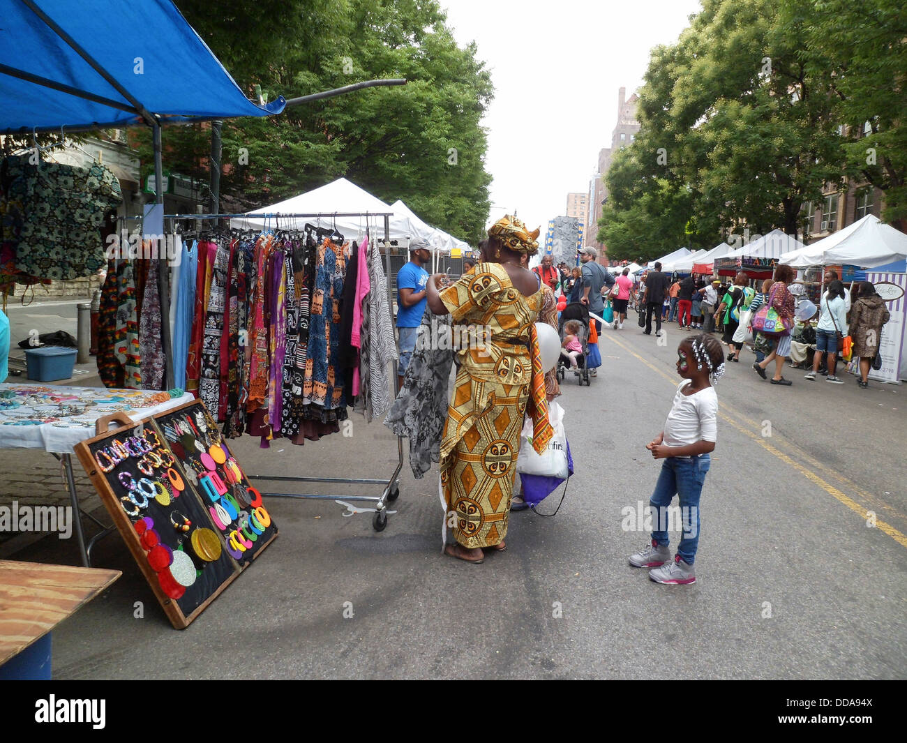 Harlem Week street fair is celebrated on West 135th Street in Harlem in