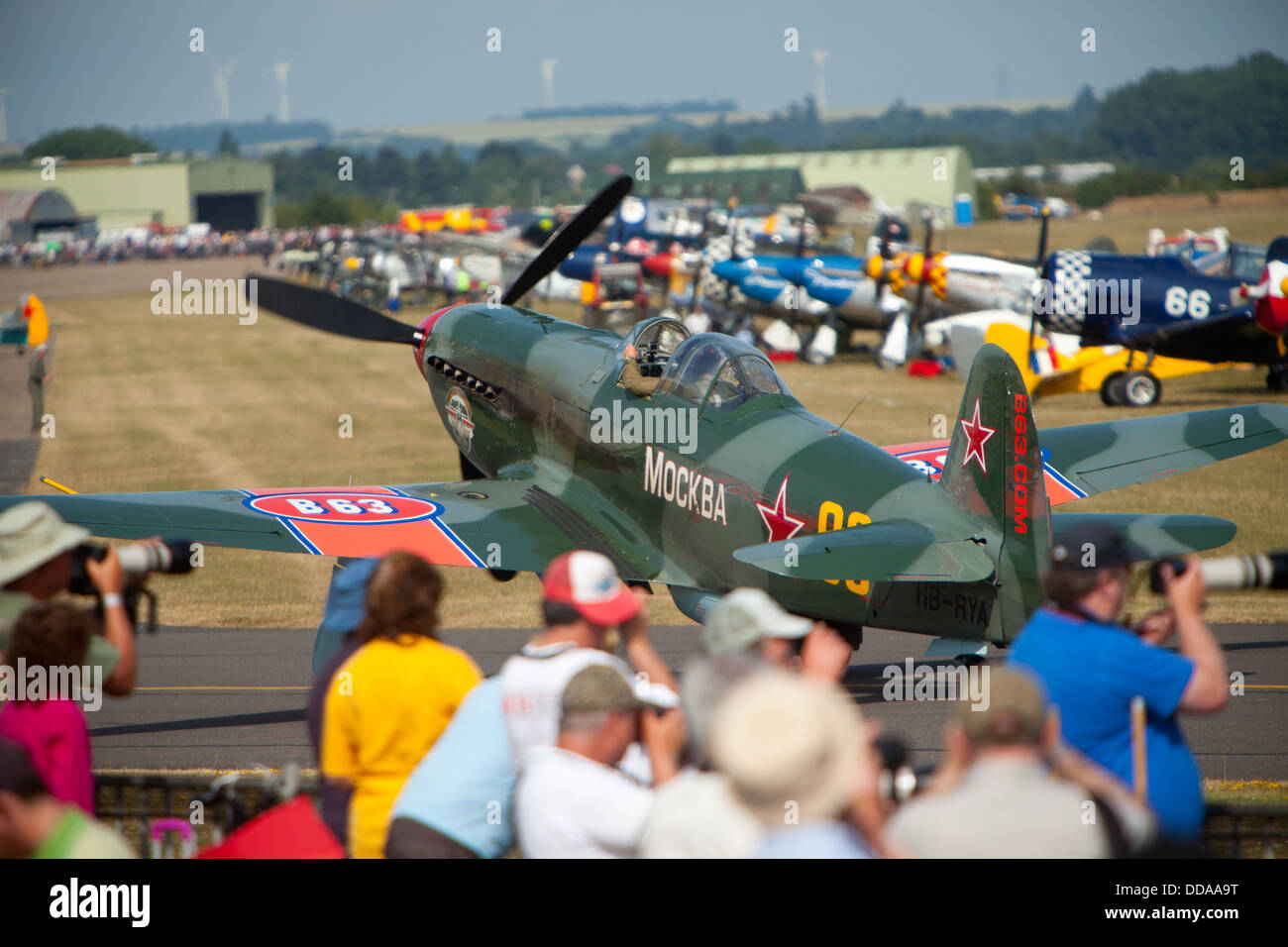 air display at Imperial war museum duxford Stock Photo - Alamy