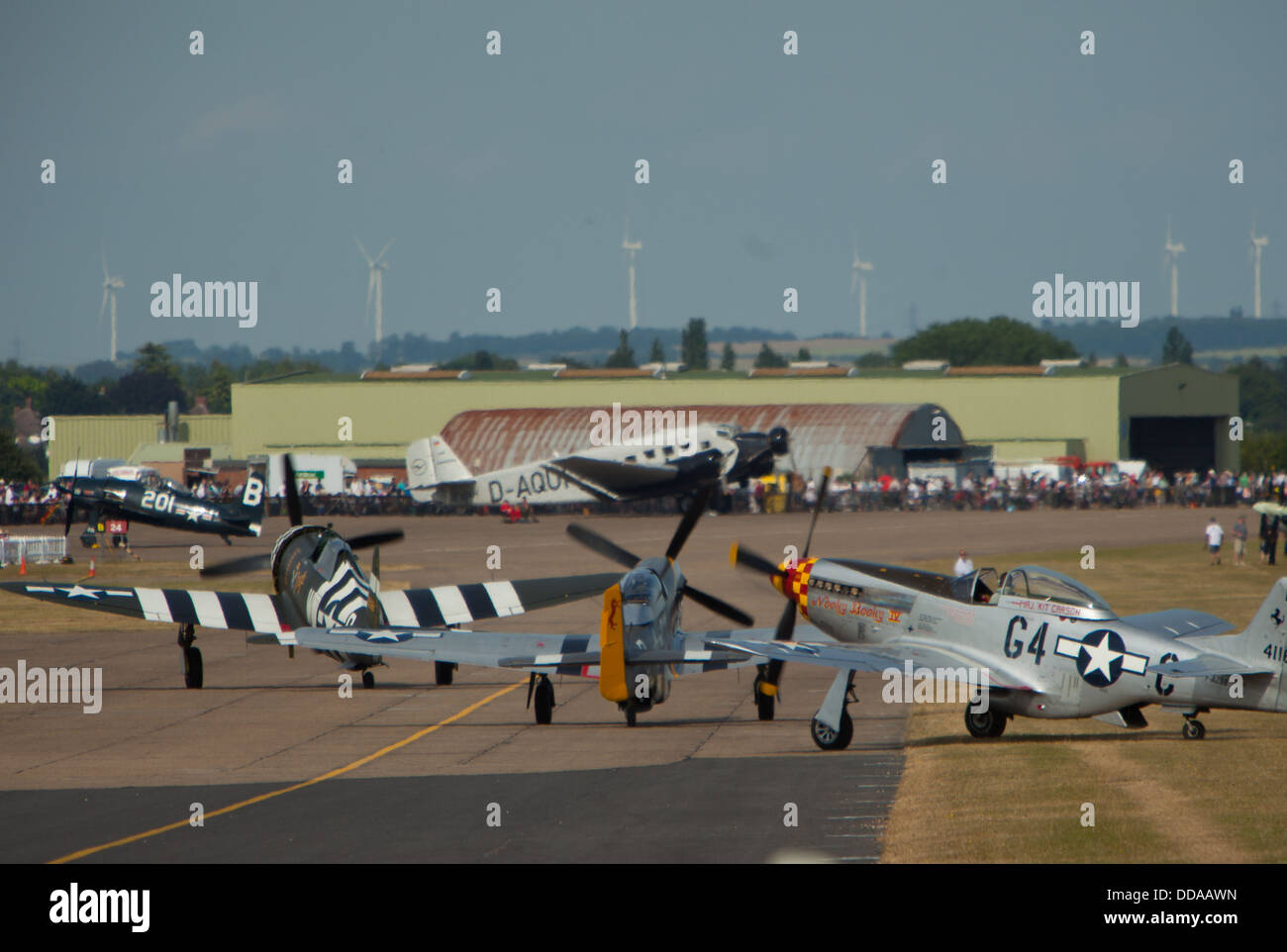 air display at Imperial war museum duxford Stock Photo - Alamy