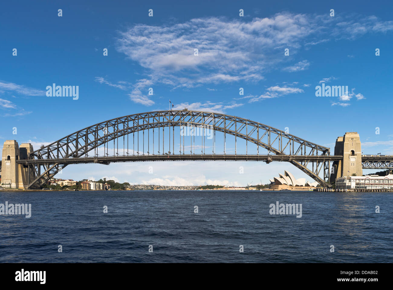 dh Sydney Harbour SYDNEY AUSTRALIA Sydney Harbour bridge Sydney Opera House Stock Photo