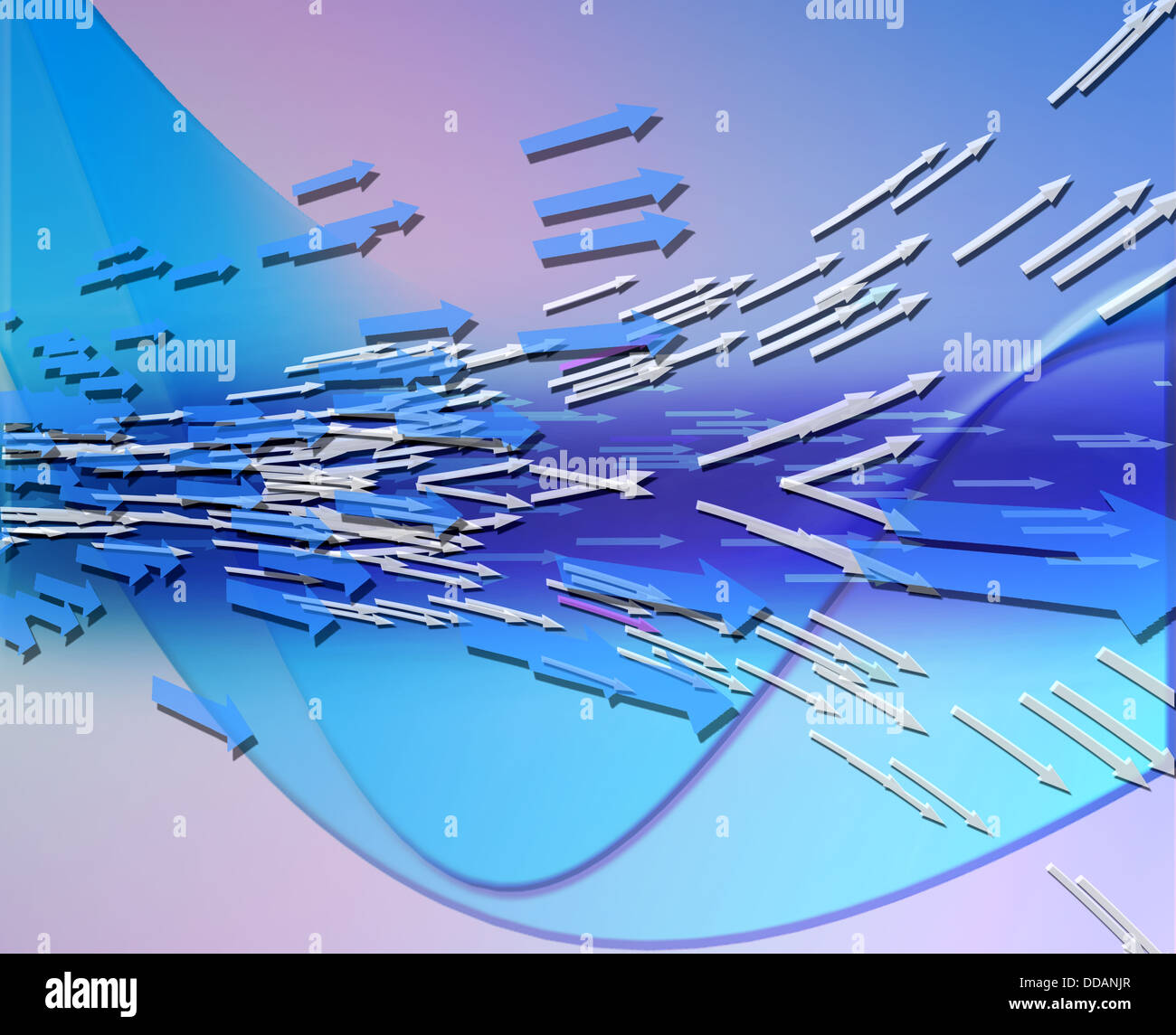 digital background illustration of bussiness arrow Stock Photo - Alamy