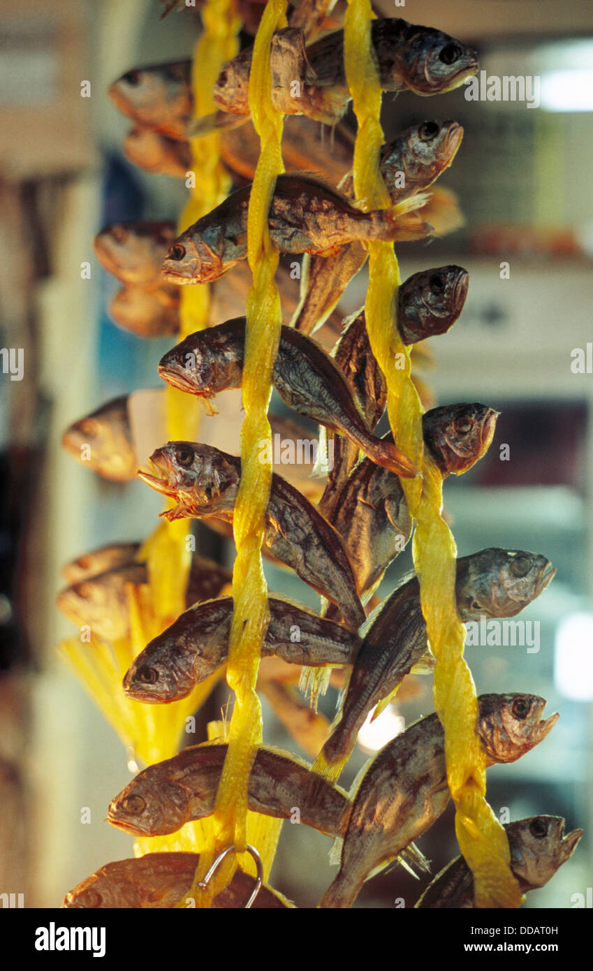 Dried fish at market. Daejeon, South Korea Stock Photo Alamy