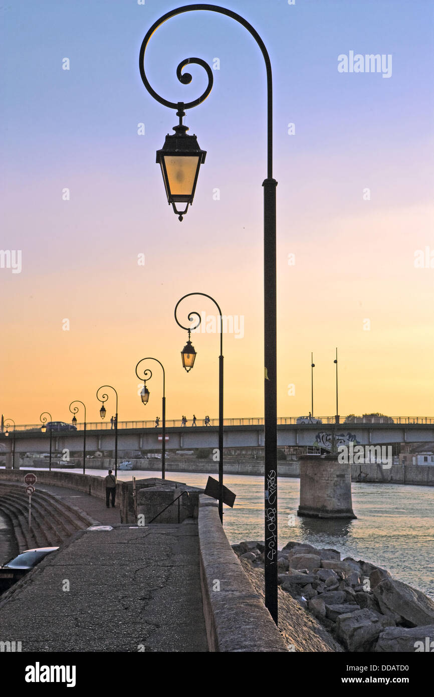 Rh ne River Arles Bouches du Rh ne France Stock Photo Alamy