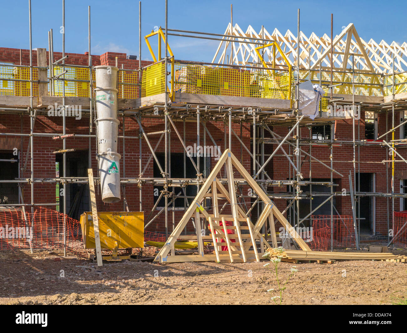 Construction of new house, Lincolnshire, England Stock Photo Alamy