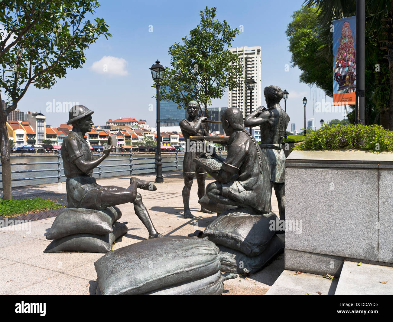dh River Singapore BOAT QUAY SINGAPORE Bronze statues A Great Stock