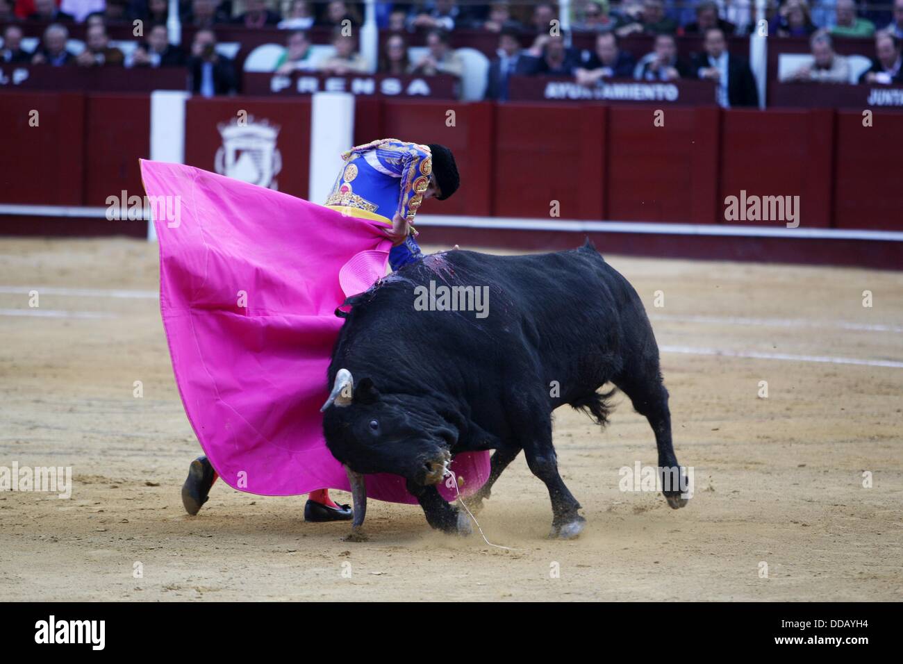 Bullfight in La Malagueta, Málaga, Andalusia, Spain Stock Photo Alamy