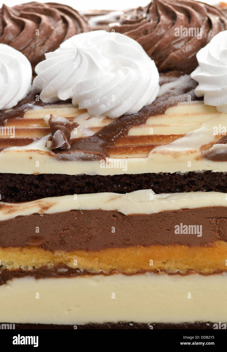Chocolate layer cake hi-res stock photography and images - Alamy