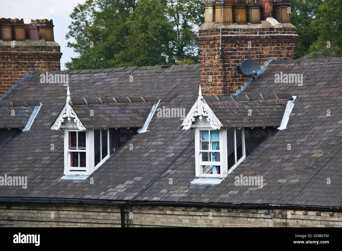 Dormer Windows On Traditional Terraced Housing Within The City