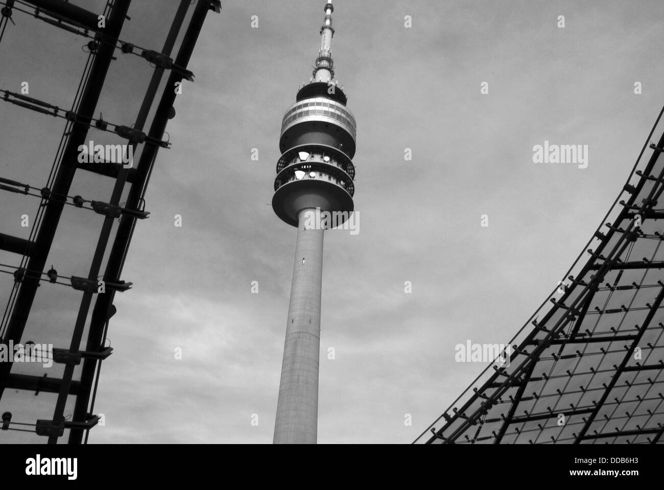 Olympic Tower in Munich Stock Photo Alamy