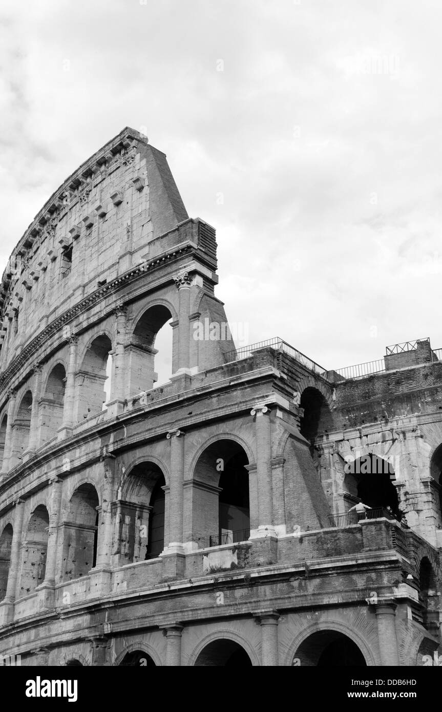 Colosseum ancient structure Black & White Stock Photos