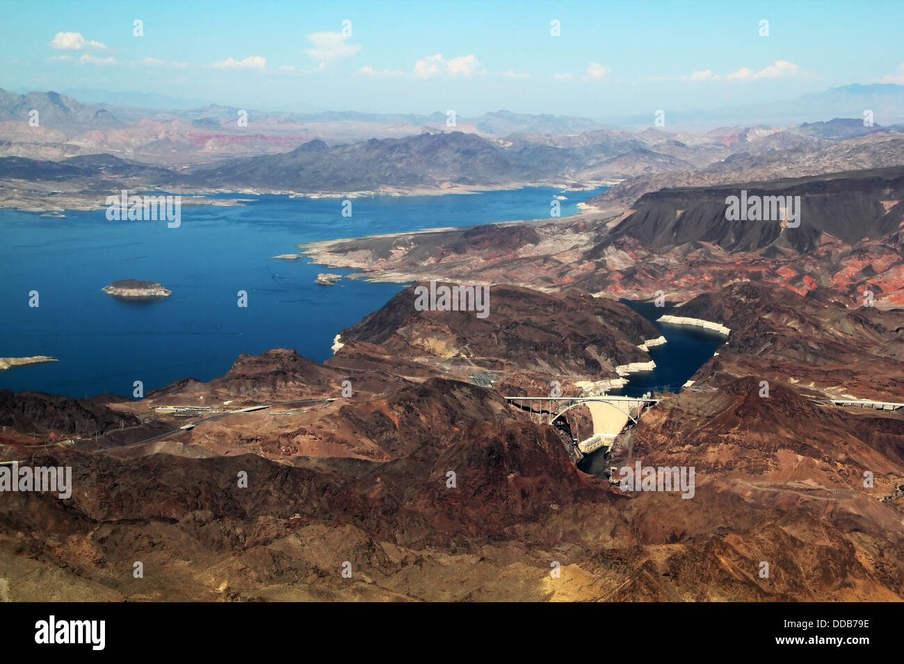 Aerial view of Hoover Dam Stock Photo - Alamy