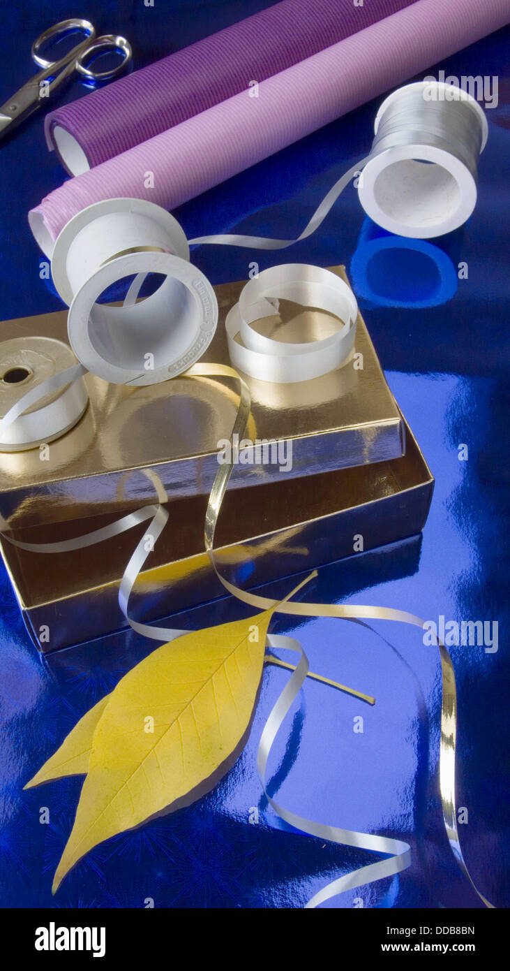 Blue wrapping tape hires stock photography and images Alamy