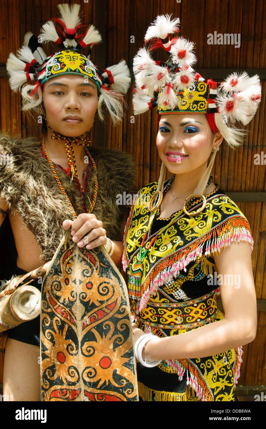 Ulu costume orang Sarawak Native