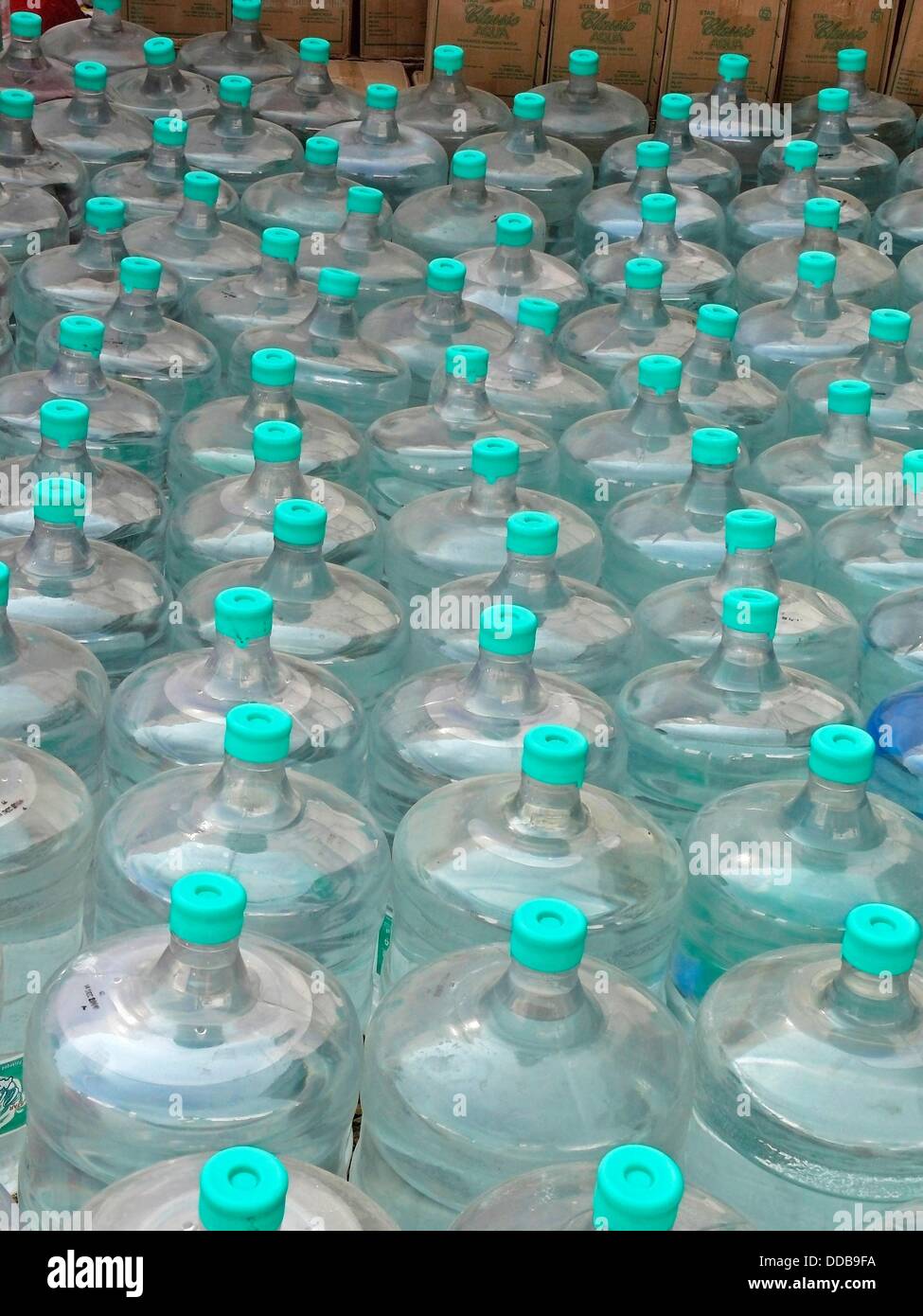 drinking water containers Stock Photo Alamy