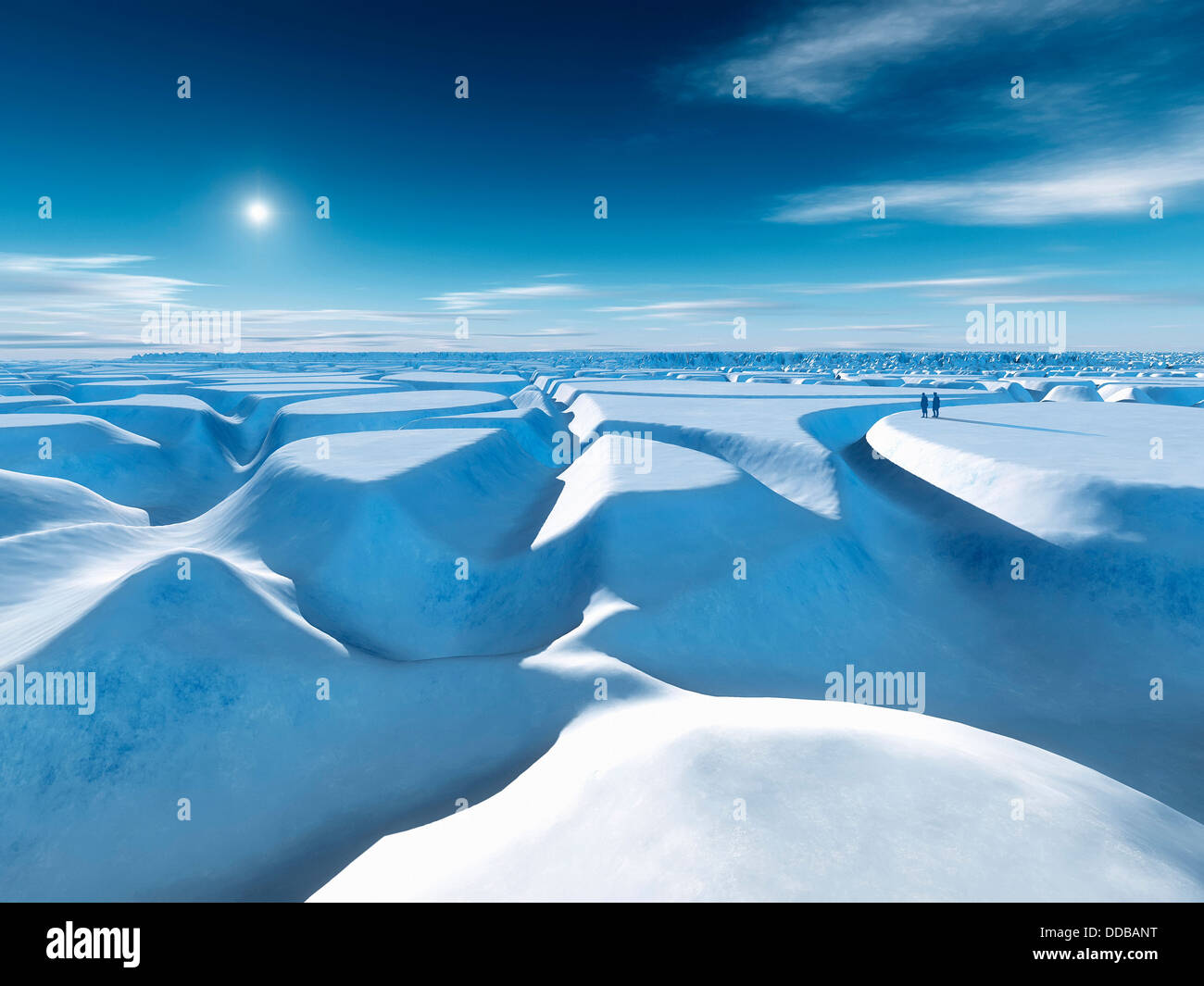 north pole Stock Photo