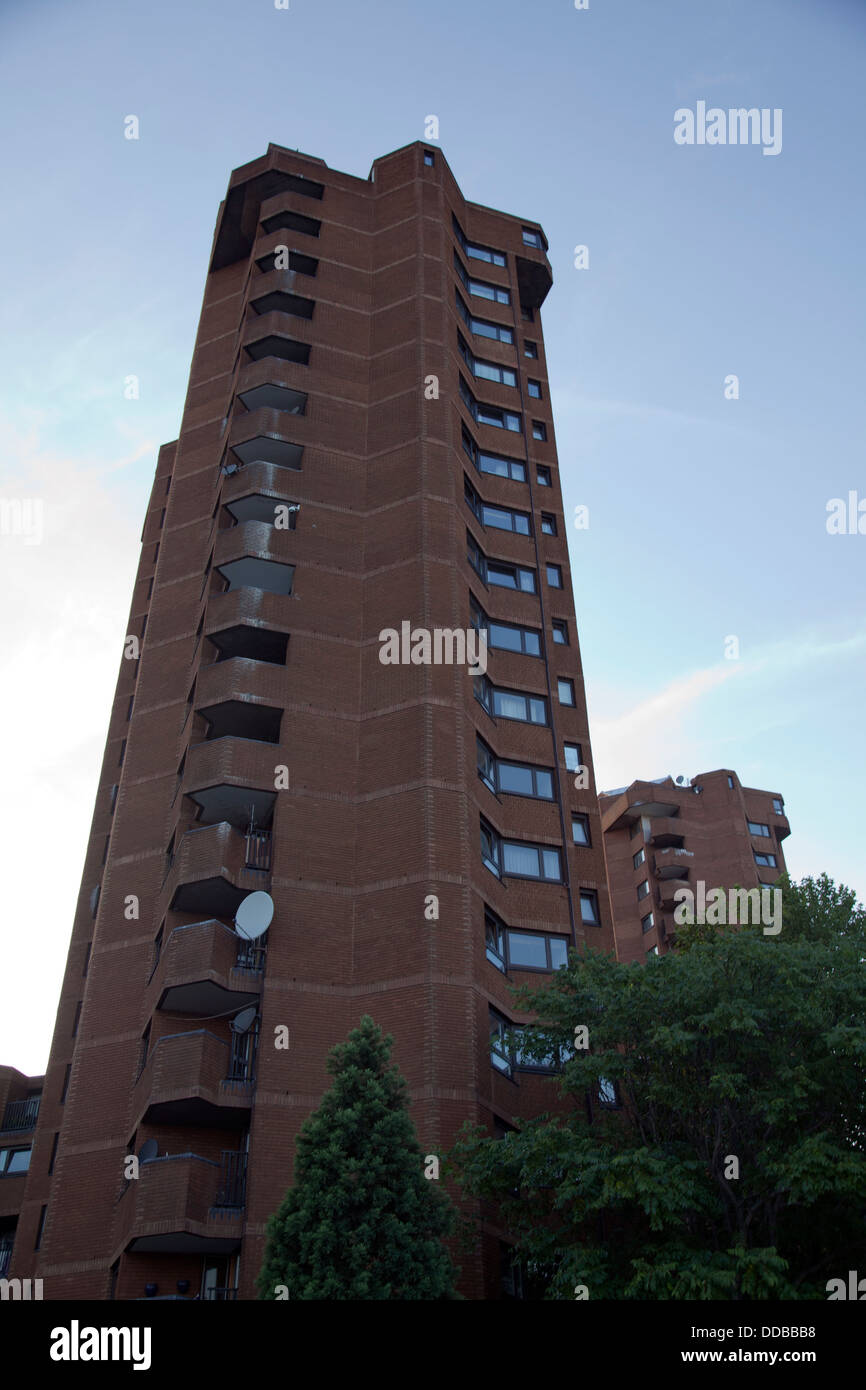 World's End Estate Social Housing in Chelsea London UK Stock Photo