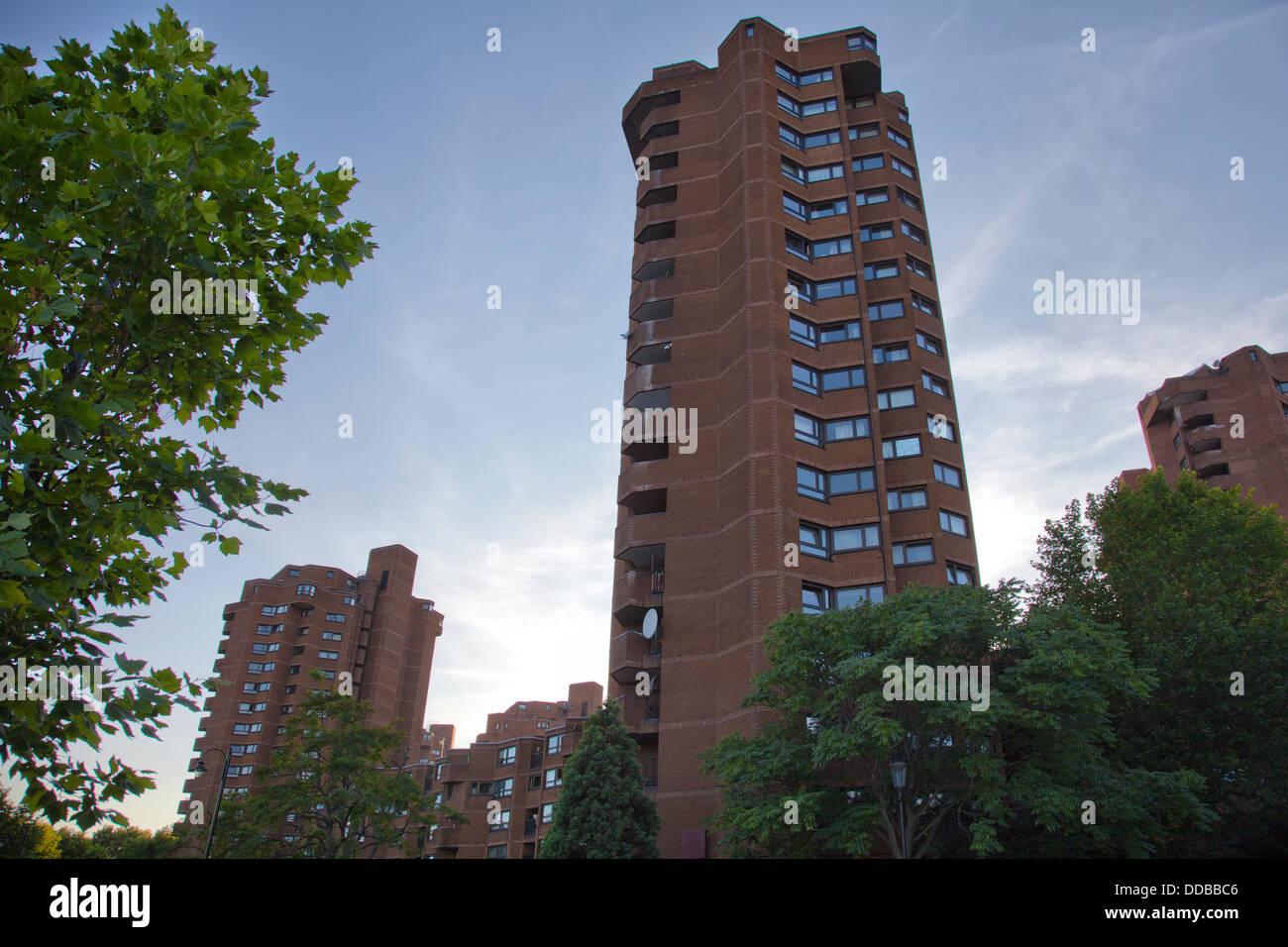 World's End Estate Social Housing in Chelsea London UK Stock Photo