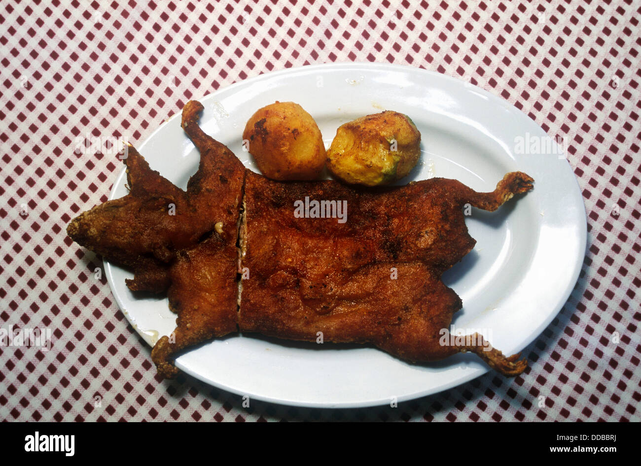 Arequipan cuisine cuy (guinea pig). Peru Stock Photo Alamy