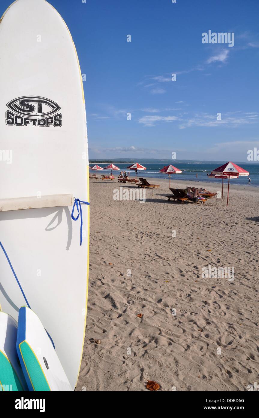 Kuta Beach (Bali, Indonesia) surfboard at the beach Stock Photo Alamy