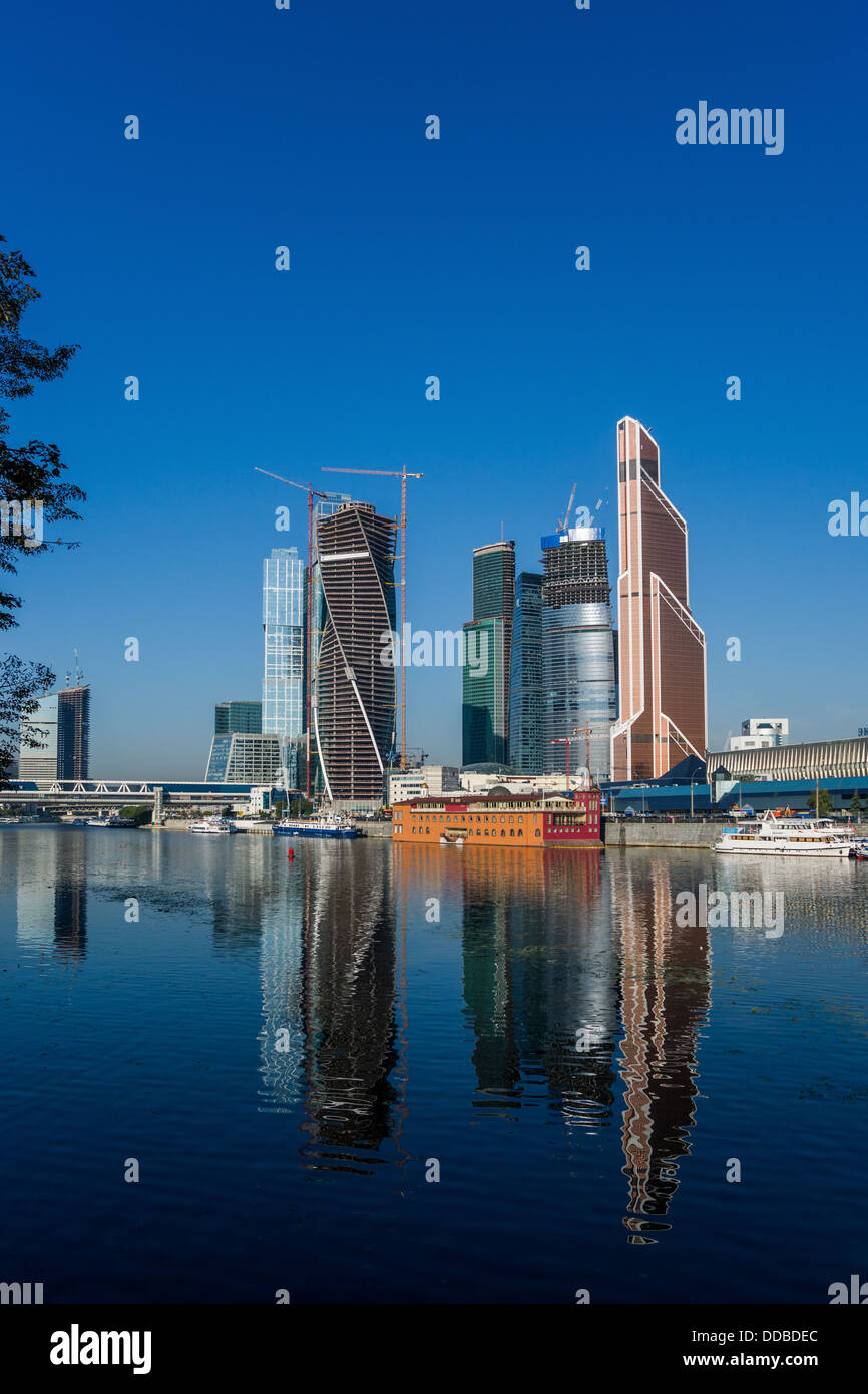 Moscow International Business Center (Russia) Stock Photo