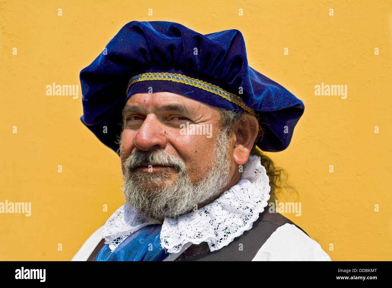 Man in Colonial period costume Stock Photo