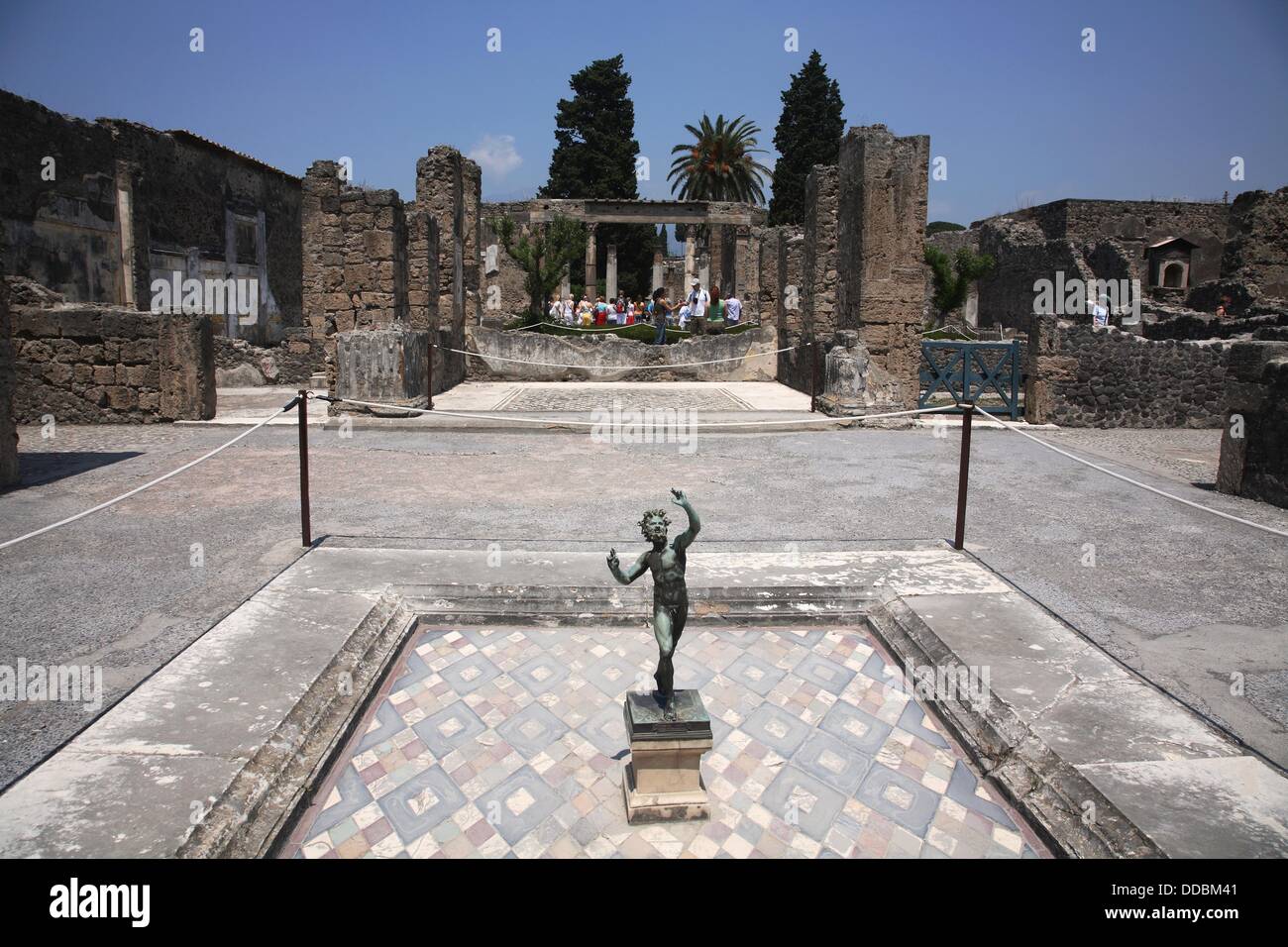 House Of The Faun In Pompeii In Italy Stock Photo 59878897 Alamy