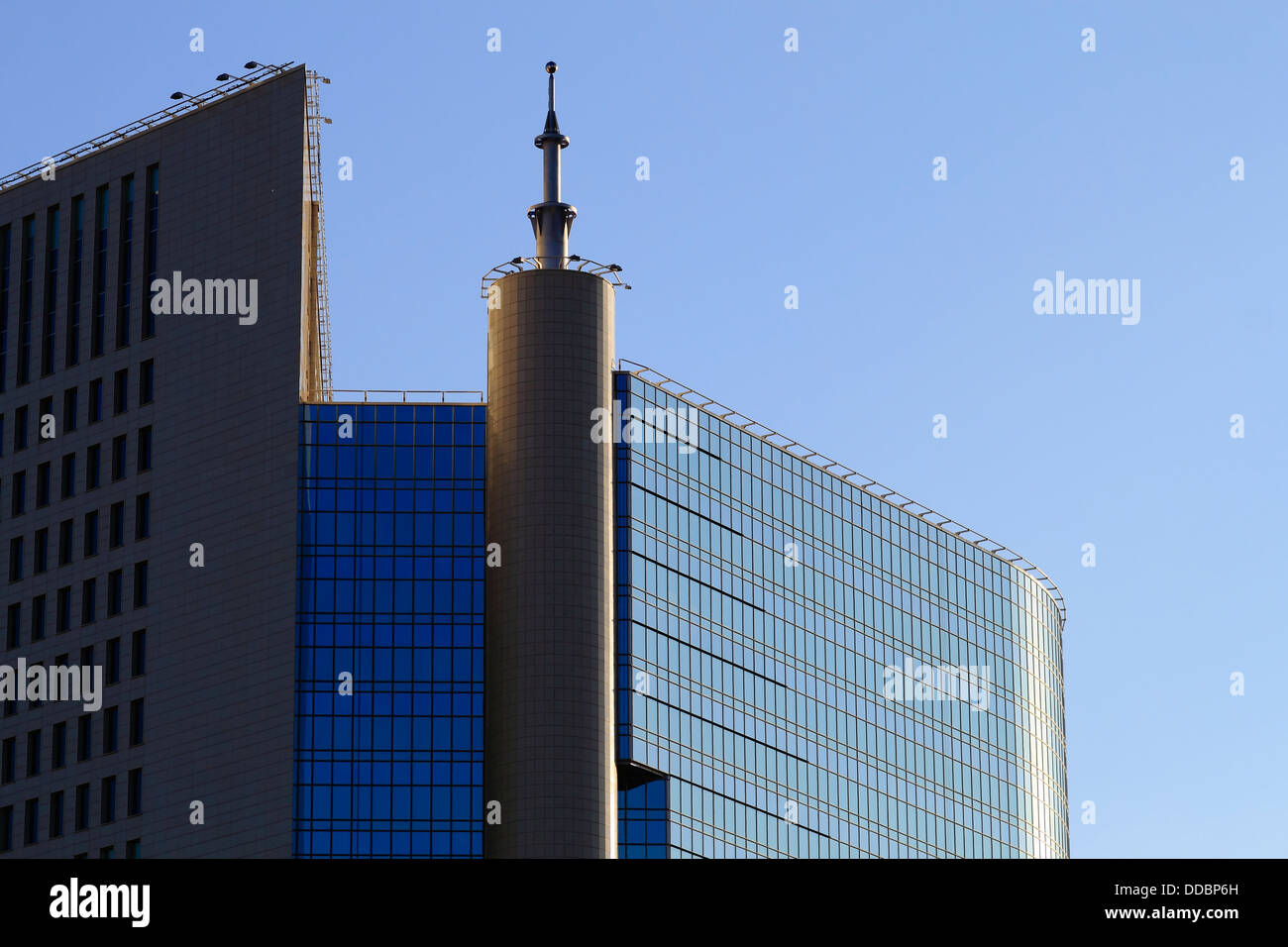Skyscraper in Moscow, Russia Stock Photo