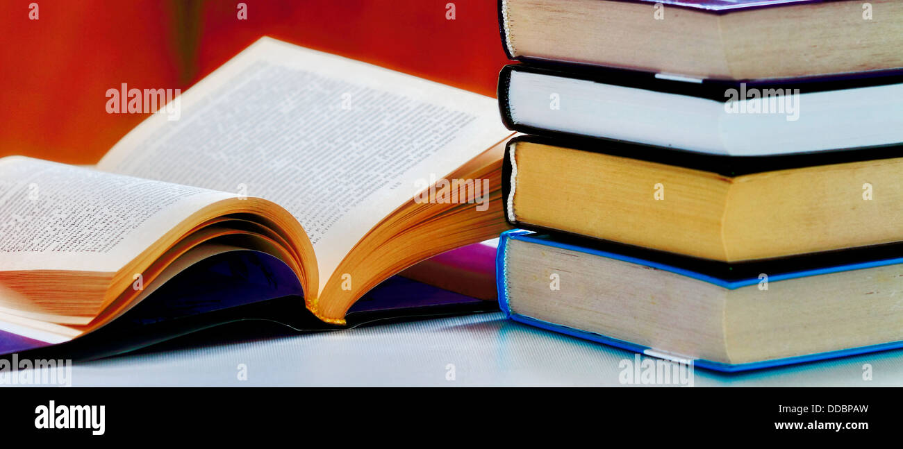 stack of books Stock Photo