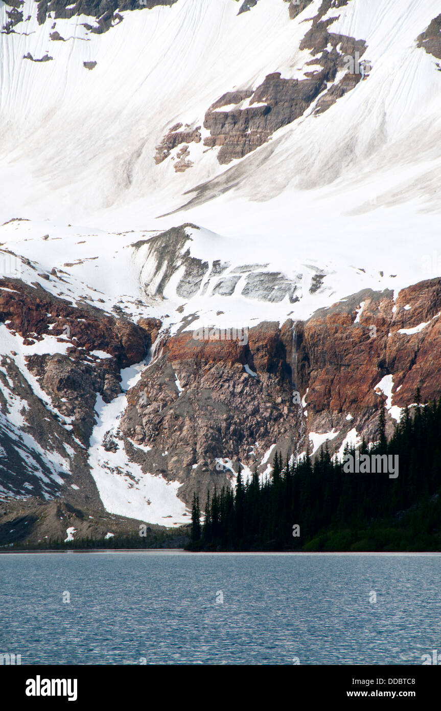 Chephren Lake, Banff National Park, Alberta, Canada Stock Photo