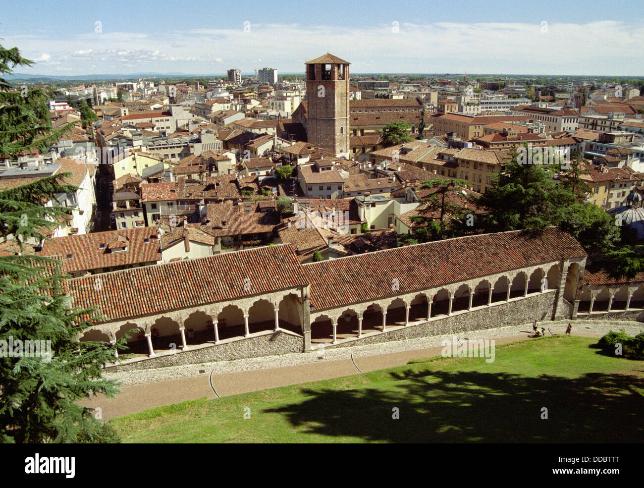 Clock tower and castle in Piazza Liberta, Udine, Friuli Venezia-Giulia,  Italy Stock Photo - Alamy