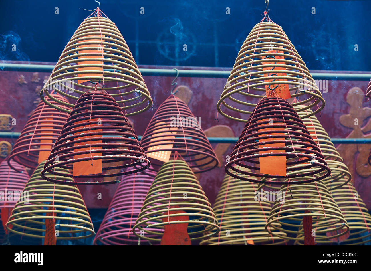 China, Hong-Kong, Hong Kong Island, Tin Hau temple Stock Photo