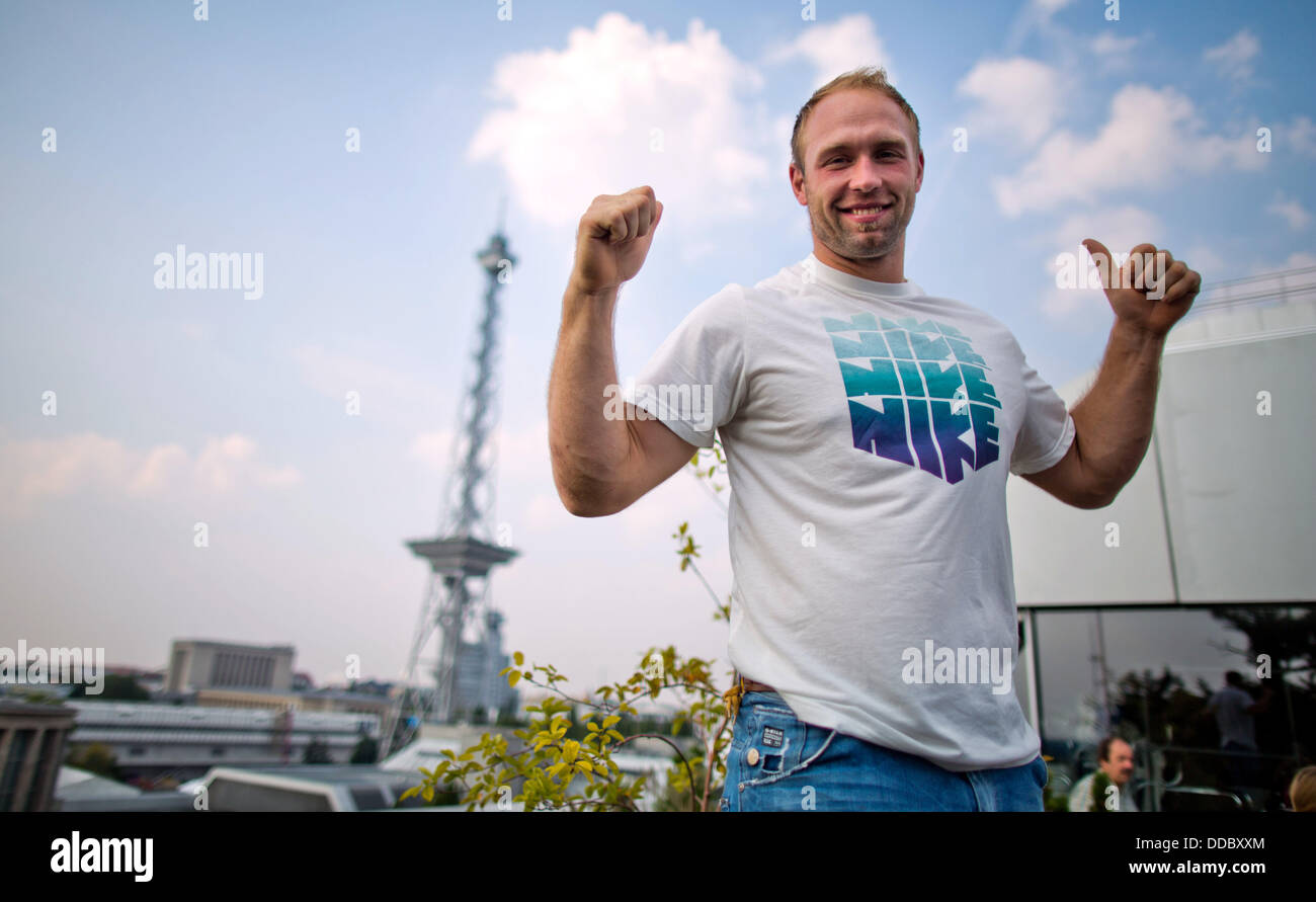Berlin, Germany. 30th Aug, 2013. Discus throw world champion Robert