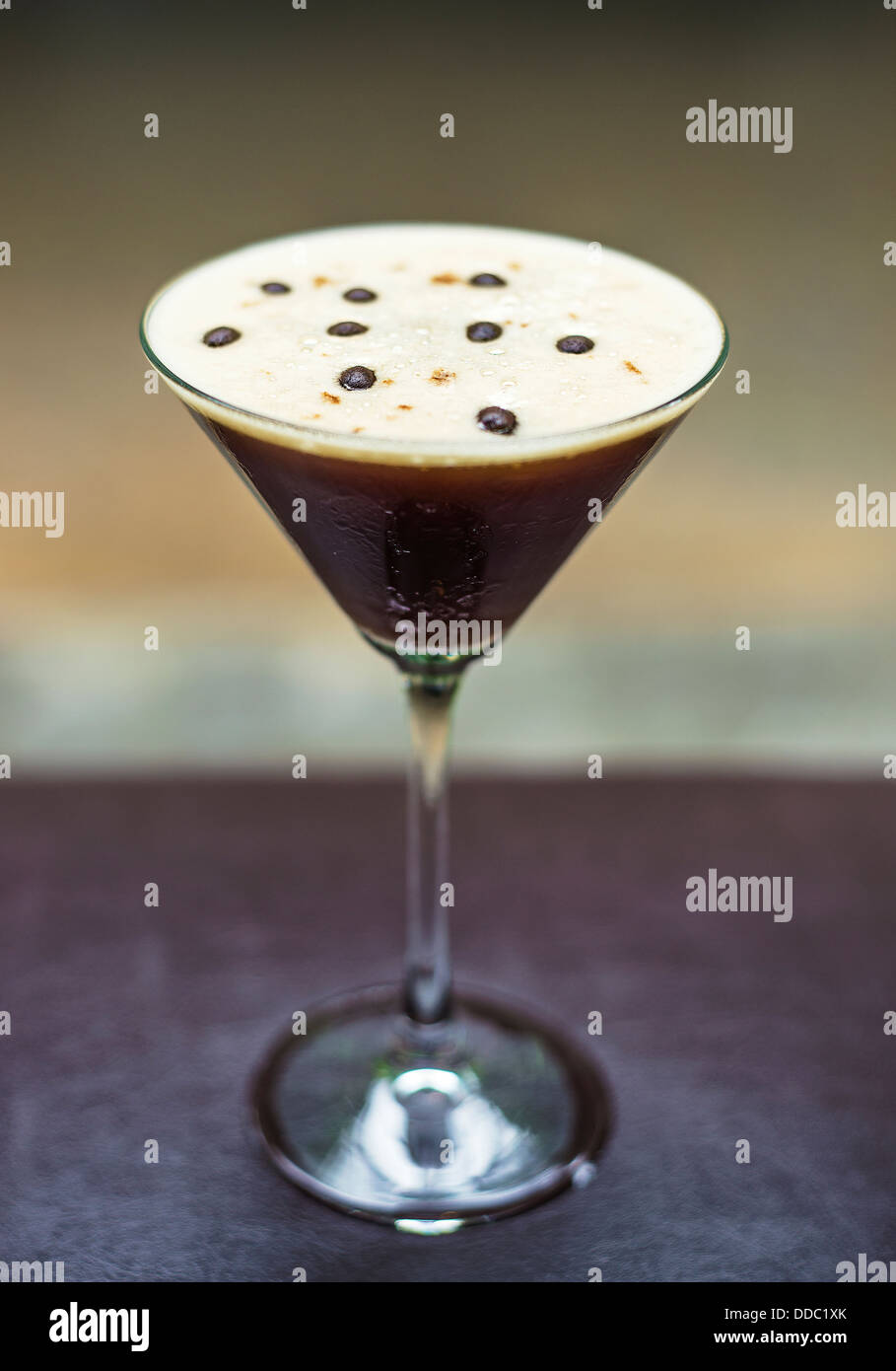 coffee martini alcoholic cocktail mix drink Stock Photo Alamy