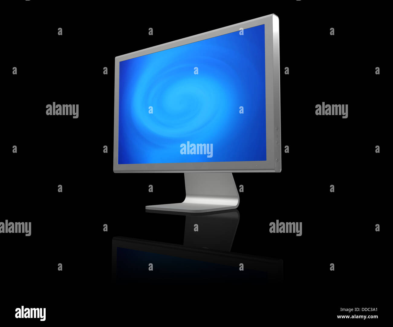 Silver Computer Monitor Silver lcd monitor hi-res stock photography and images - Alamy