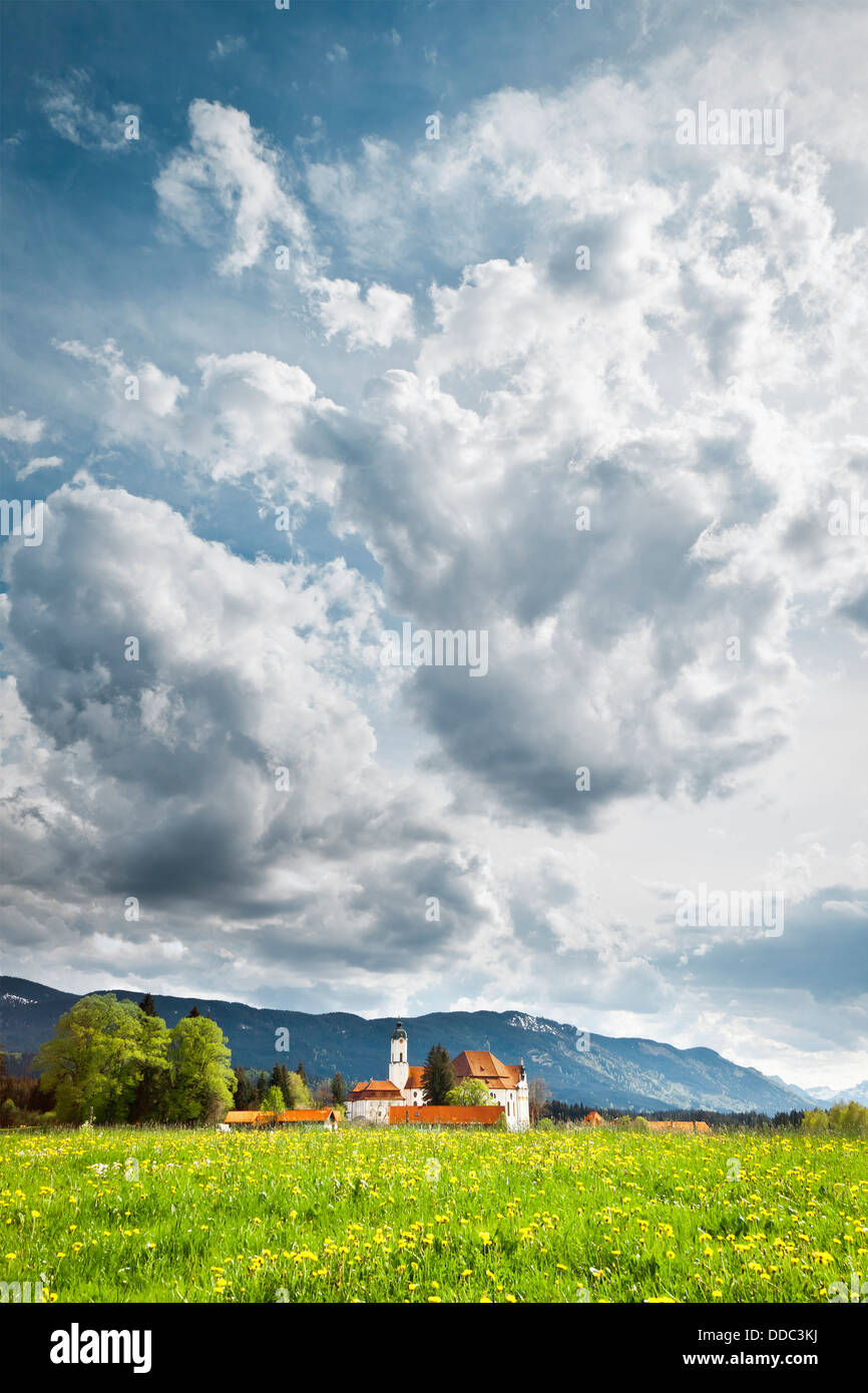 Wieskirche in Bavaria Germany Stock Photo