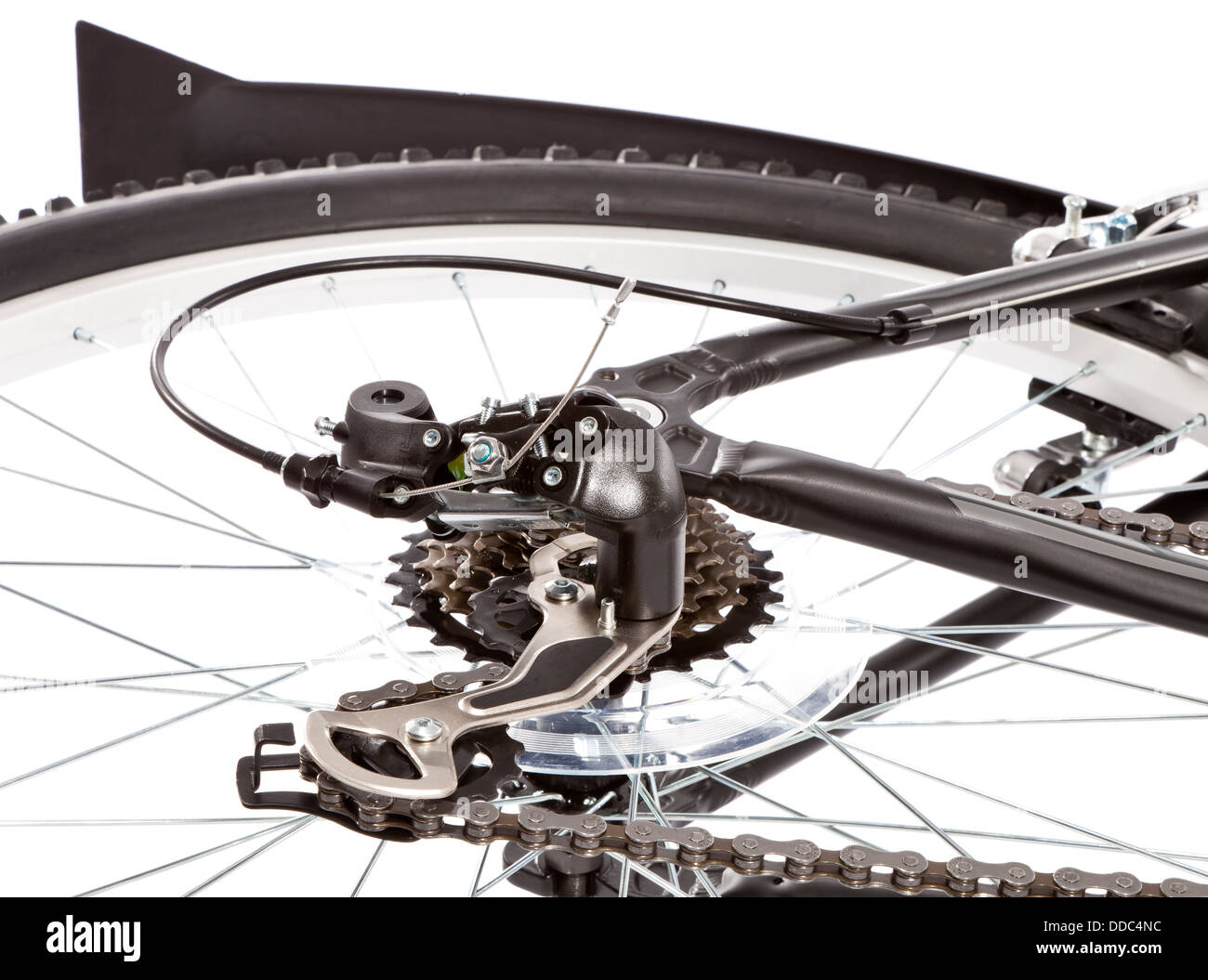 rear bike wheel with gears