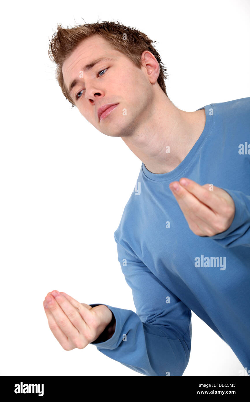 Haughty man hi res stock photography and images Alamy