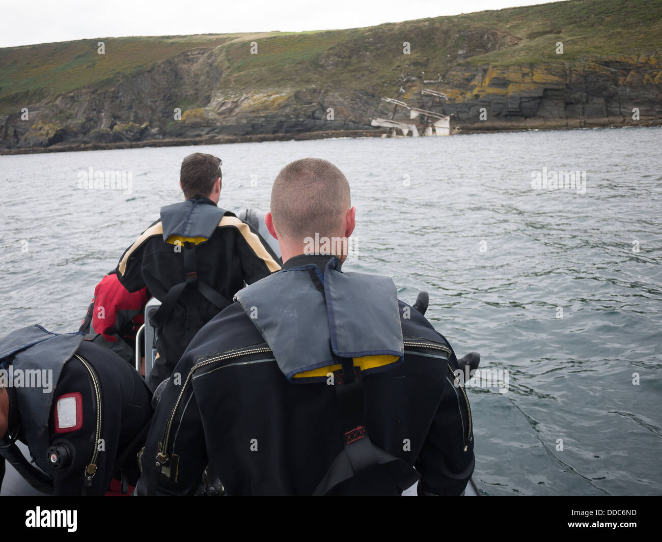 Scuba diving in Ireland Stock Photo Alamy