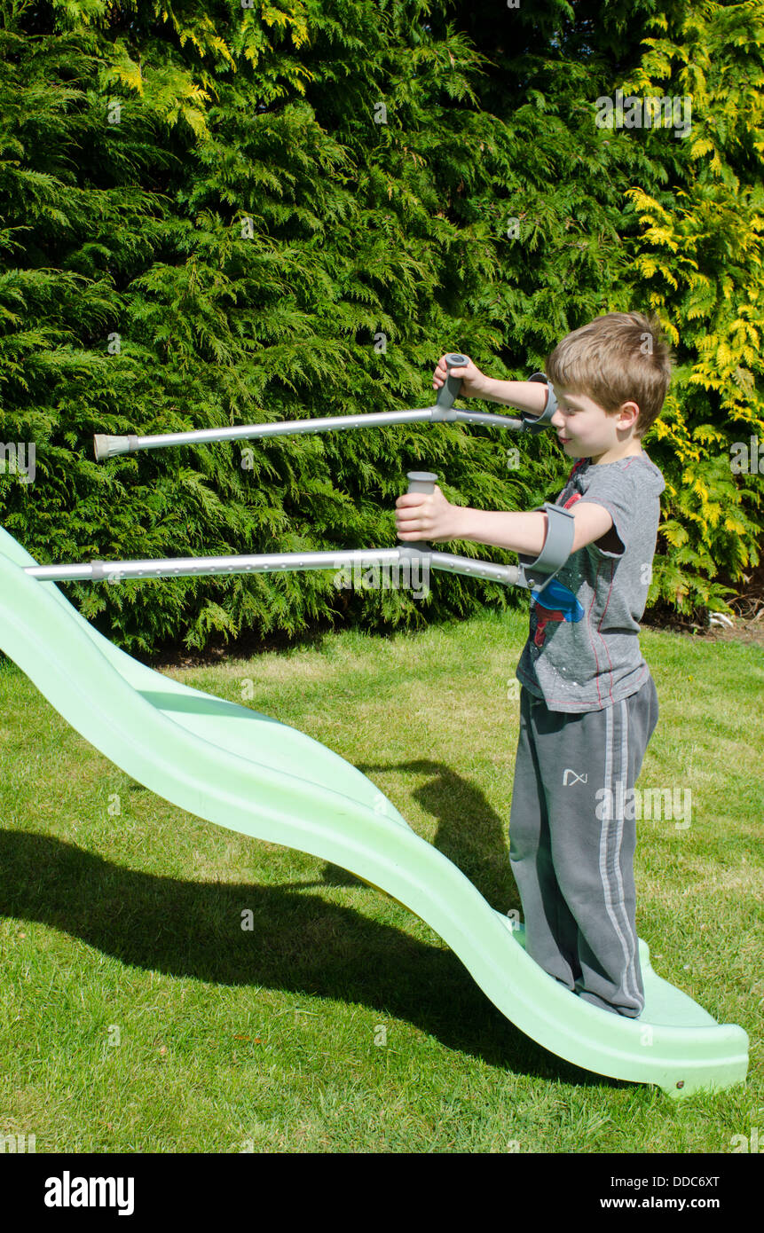 Crutches child hires stock photography and images Alamy