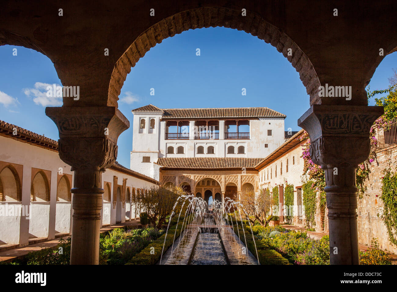 Patio de la Acequia (courtyard of irrigation ditch). El Generalife. La