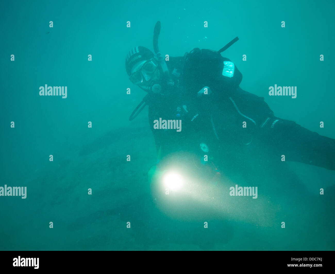 Scuba diving in Ireland Stock Photo Alamy