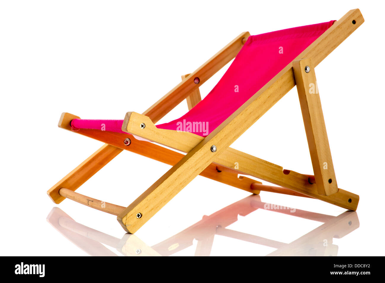 Pink beach chair Stock Photo Alamy